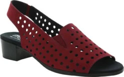 Munro Mickee -Englinsfinefootwear munro womens mickee red nubuck m427336 95532.1548257862