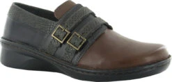 Naot Celesta -Englinsfinefootwear naot celesta toffee french roast brown croc black madras 35121 s9p 26746.1537461156
