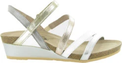 Naot Hero 7 Naot Hero -Englinsfinefootwear naot womens hero soft silver pearl white soft rose gold radiant gold silver threads leather 5047 ntp 15397.1647363953