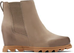 Sorel Women's Joan Of Arctic Wedge III Chelsea -Englinsfinefootwear sorel womens joan of arctic wedge 3 chelsea omega taupe wet sand 1978181264 98056.1659480891