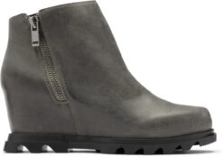 Sorel Women's Joan Of Arctic Wedge III Zip Bootie -Englinsfinefootwear sorel womens joan of arctic wedge 3 zip bootie quarry black 1985211052 66639.1659509520