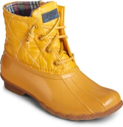 Sperry Women's Saltwater Quilted Nylon 15 Sperry Women's Saltwater Quilted Nylon -Englinsfinefootwear sperry womens saltwater quilted nylon mastard sts85532 22340.1605548912