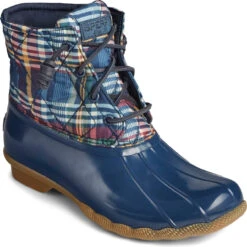 Sperry Women's Saltwater Quilted Nylon 18 Sperry Women's Saltwater Quilted Nylon -Englinsfinefootwear sperry womens saltwater quilted nylon plaid multi sts85533 92870.1605548913