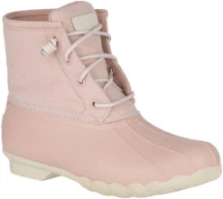 Sperry Women's Saltwater Wool Embossed -Englinsfinefootwear sperry womens saltwater wool emboss rose dust sts82038 03894.1540243293