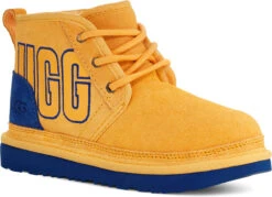 UGG Kids Neumel Graphic Outline -Englinsfinefootwear ugg childrens kids neumel graphic outline summer neptune suede 1130787k snsd 96440.1662609722