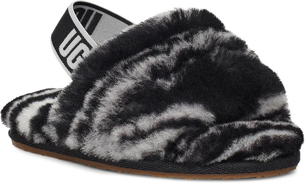 UGG Toddlers Fluff Yeah Slide Zebra 1 UGG Toddlers Fluff Yeah Slide Zebra