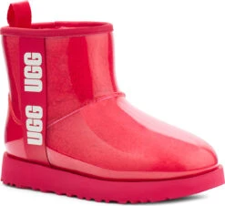 UGG Women's Classic Clear Mini 14 UGG Women's Classic Clear Mini -Englinsfinefootwear ugg womens classic clear mini hibiscus pink 1113190 hspk 57964.1638054097