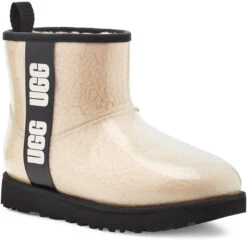 UGG Women's Classic Clear Mini 16 UGG Women's Classic Clear Mini -Englinsfinefootwear ugg womens classic clear mini natural black 1113190 nblc 04748.1638054098