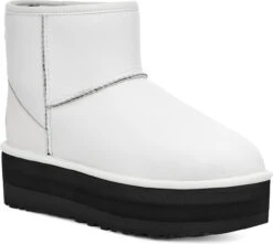 UGG Women's Classic Mini Platform 9 UGG Women's Classic Mini Platform -Englinsfinefootwear ugg womens classic mini platform ultra matte white 1130611 umwh 96261.1700836420