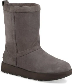 UGG Women's Classic Short Waterproof -Englinsfinefootwear ugg womens classic short waterproof metal 1017508 mtl 35352.1505936886