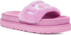 UGG Women's Laton Fur Slide -Englinsfinefootwear ugg womens laton fur slide wildflower fluff 1111236 wflf 36394.1646258758