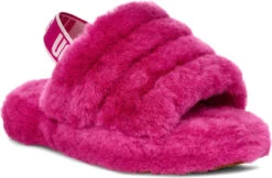 UGG Kids Fluff Yeah Slide -Englinsfinefootwear uggs kids fluff yeah slide fuchsia 1098494k fus 34620.1647038453